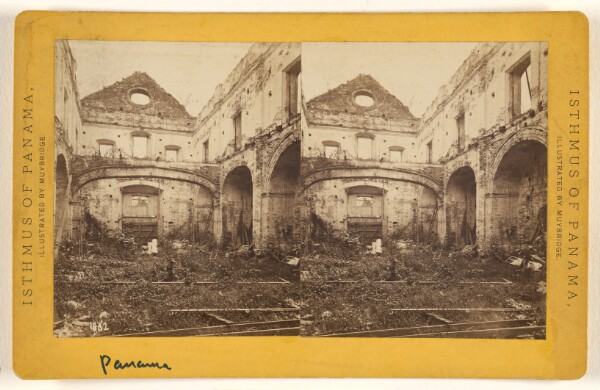 Eadweard J. Muybridge, Panama. Ruins of Church of San Domingo.