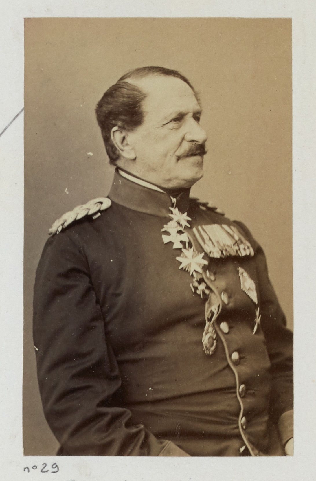 Anonyme, Zastrow Adolf Heinrich von (1801-1875). Général d'infanterie, il commanda le VII corp d'armée et assiègea Thionville pendant la guerre franco-prussienne.