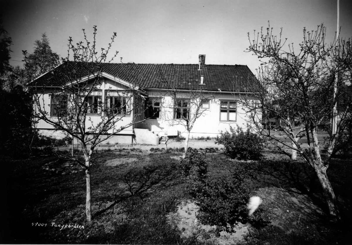 Anders Beer Wilse, Lensmannssæter gård, Oslo, Østre Aker. Våningshuset og hagen. Utskildt fra Tungebråten.