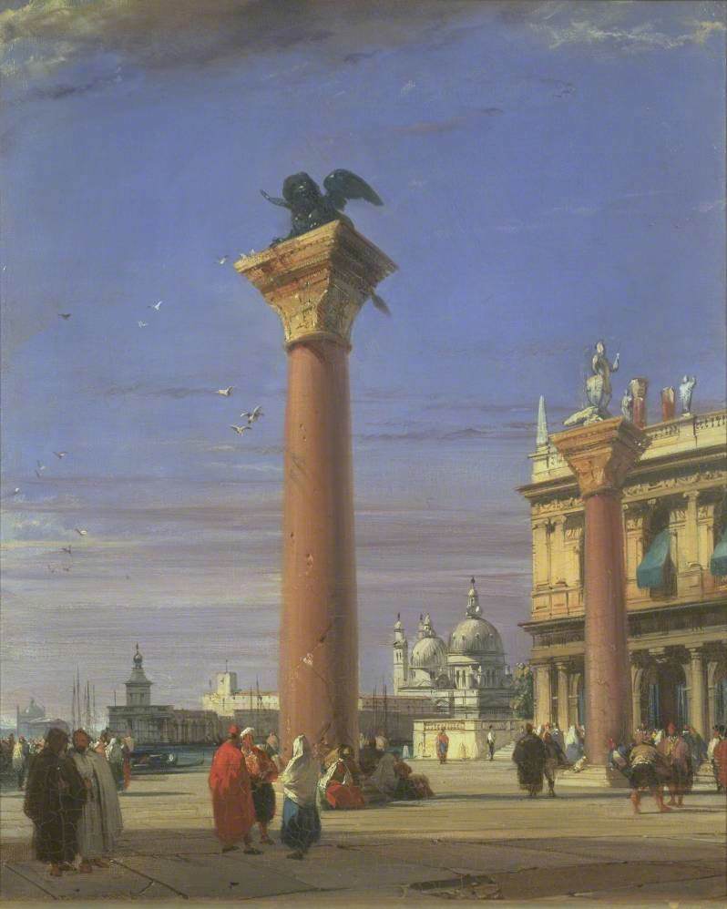 Richard Parkes Bonington, View of the Piazzetta near the Square of St Mark, Venice