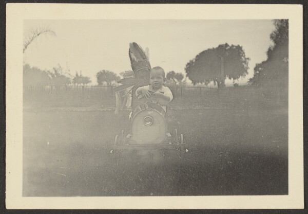 Louis Fleckenstein, [Children in a Toy Car]