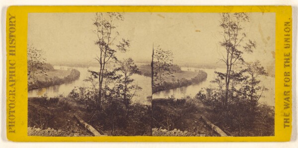 Edward and Henry T. Anthony & Co., View from the top of Lookout Mountain, looking towards Chattanooga, showing the Tennessee river.