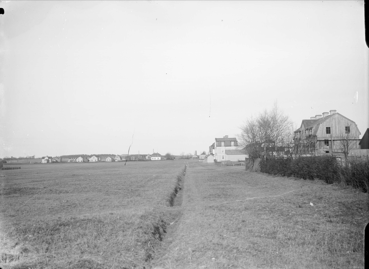 Alfred Dahlgren, Norrlandsgatan från Börjegatan, Luthagen, Uppsala 1908