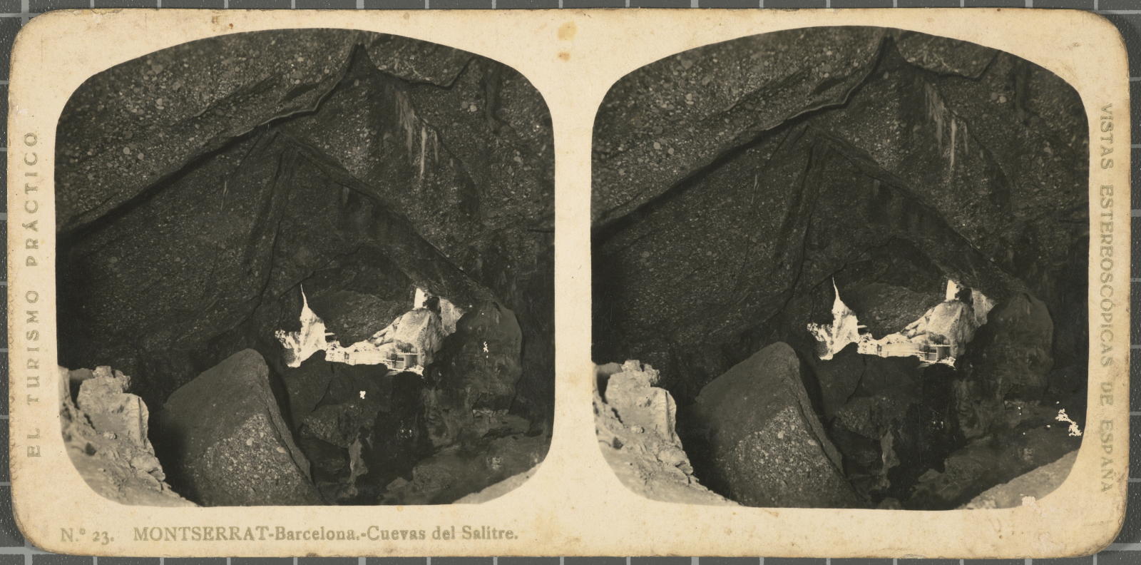 Desconegut, Montserrat-Barcelona-Cuevas de Salitre. Justification of the title, registered title