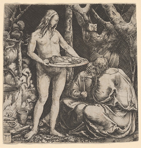 Albrecht Altdorfer, Temptation of Two Hermits