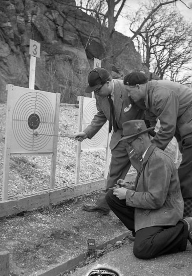 Arne Andersson, Enligt notering: "Pistolklubben Tävl. Maj".