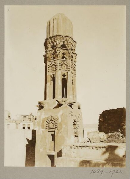 K.A.C. Creswell, Minaret of zawiyat al-Hunud, Cairo