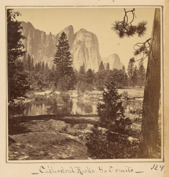 Carleton Watkins, Cathedral Rocks 2600 feet