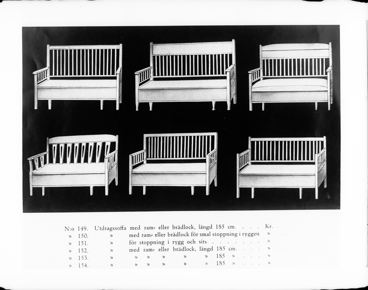 Skötsner-Edhlund, Reprophotography - furniture catalog, Uppland