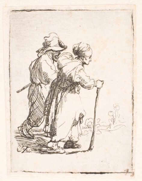Rembrandt van Rijn, Landstrygere