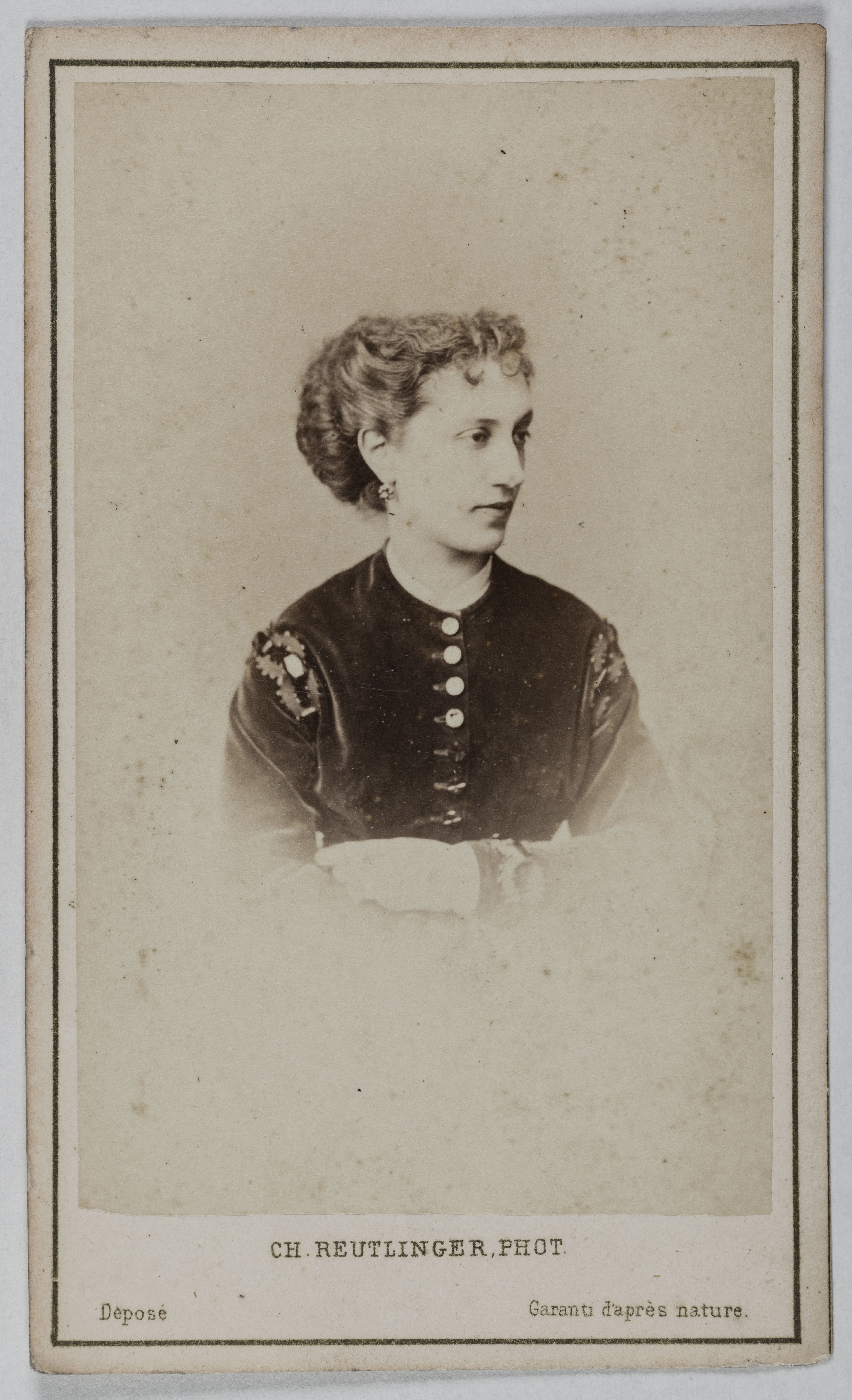 Charles Reutlinger, Portrait de Léontine Fromentin (L. Devaux), (1840-1887), (actrice)