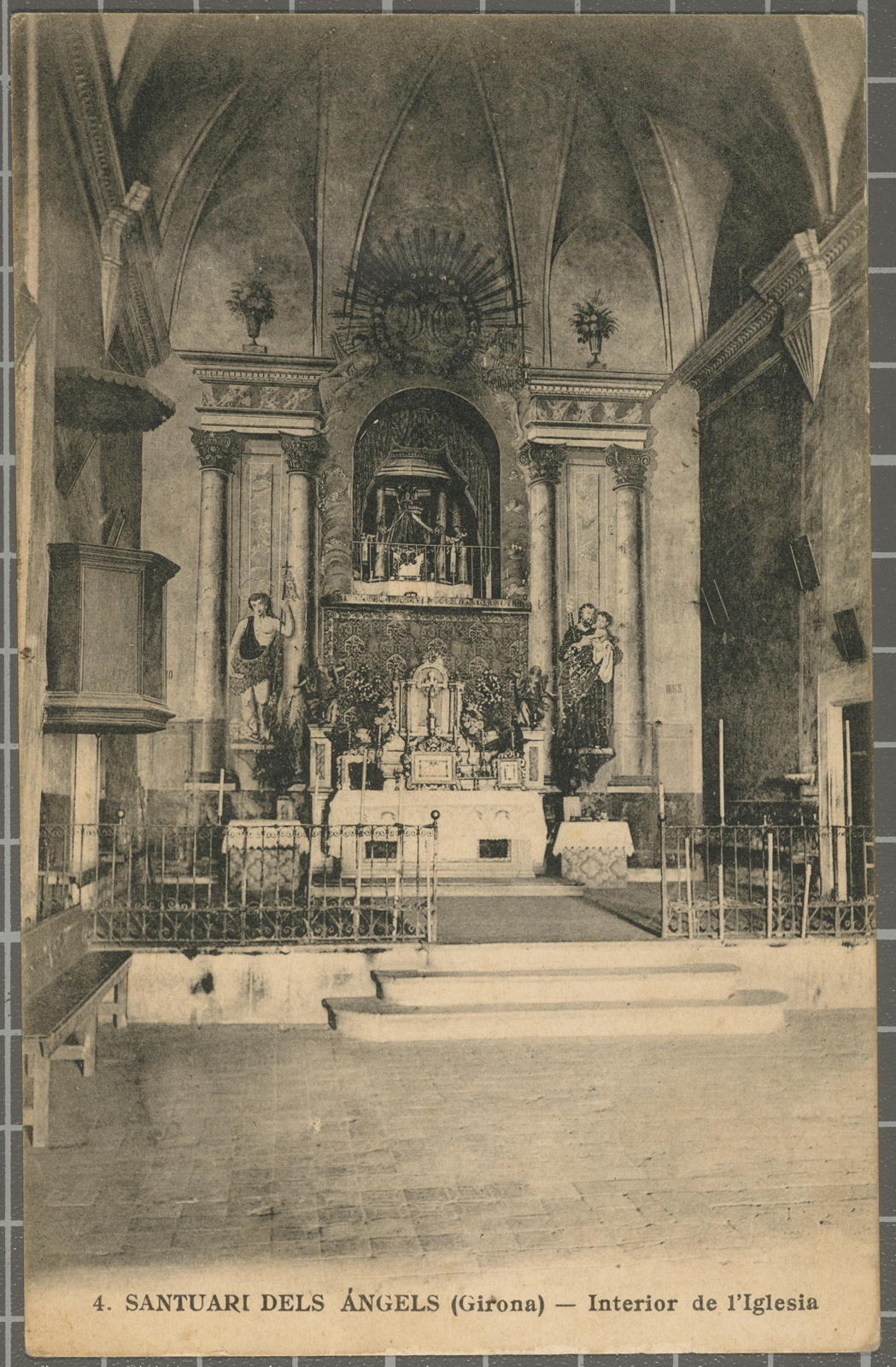 Desconegut, 4. Santuari dels Ángels (Girona) - Interior de l'Iglesia