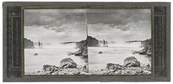Platt D. Babbitt, Horse Shoe Fall From Canada Ferry.