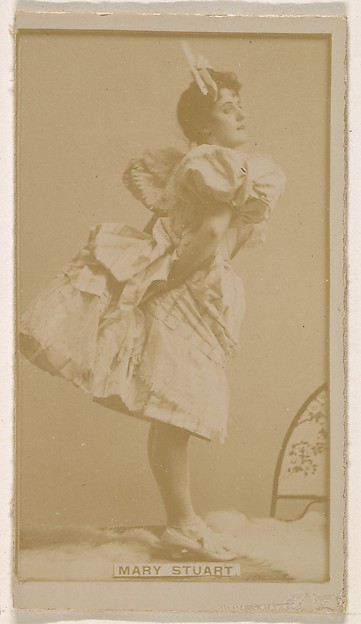 Kinney Brothers Tobacco Company, Mary Stuart, from the Actresses series (N245) issued by Kinney Brothers to promote Sweet Caporal Cigarettes