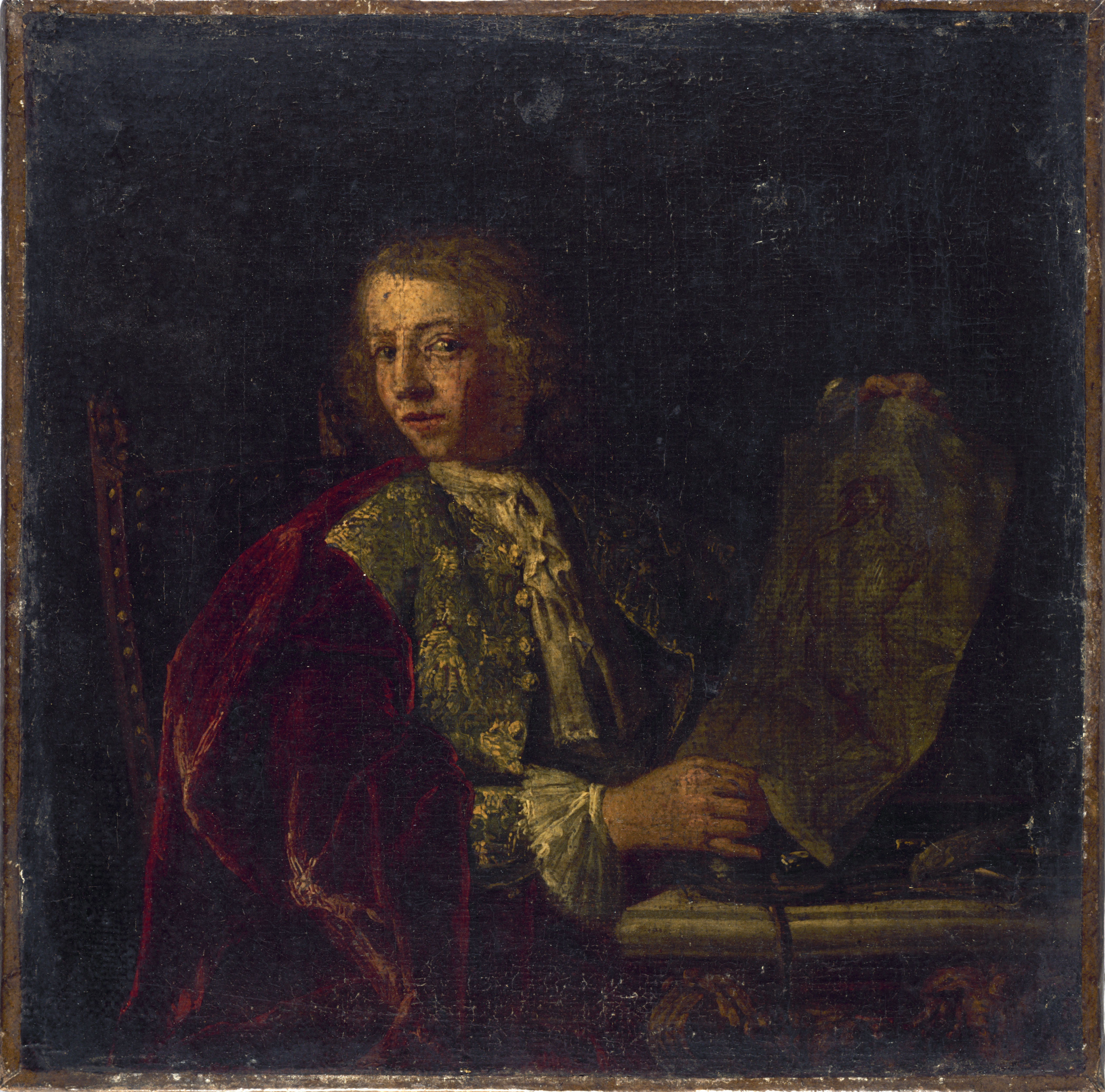 Anonyme, Portrait d'homme, autrefois identifié comme Martin Desjardins (1640-1694)