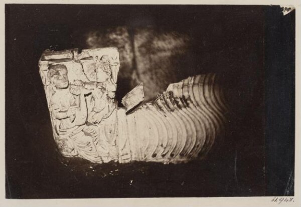 Parker, John Henry, Catacombs - Fragment of a Pagan Sarcophagus in the Jews' Catacomb, A.D. 150, in the Vigna Randanini