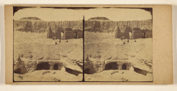 Francis Frith, [Unidentified temple, possibly at Philae]