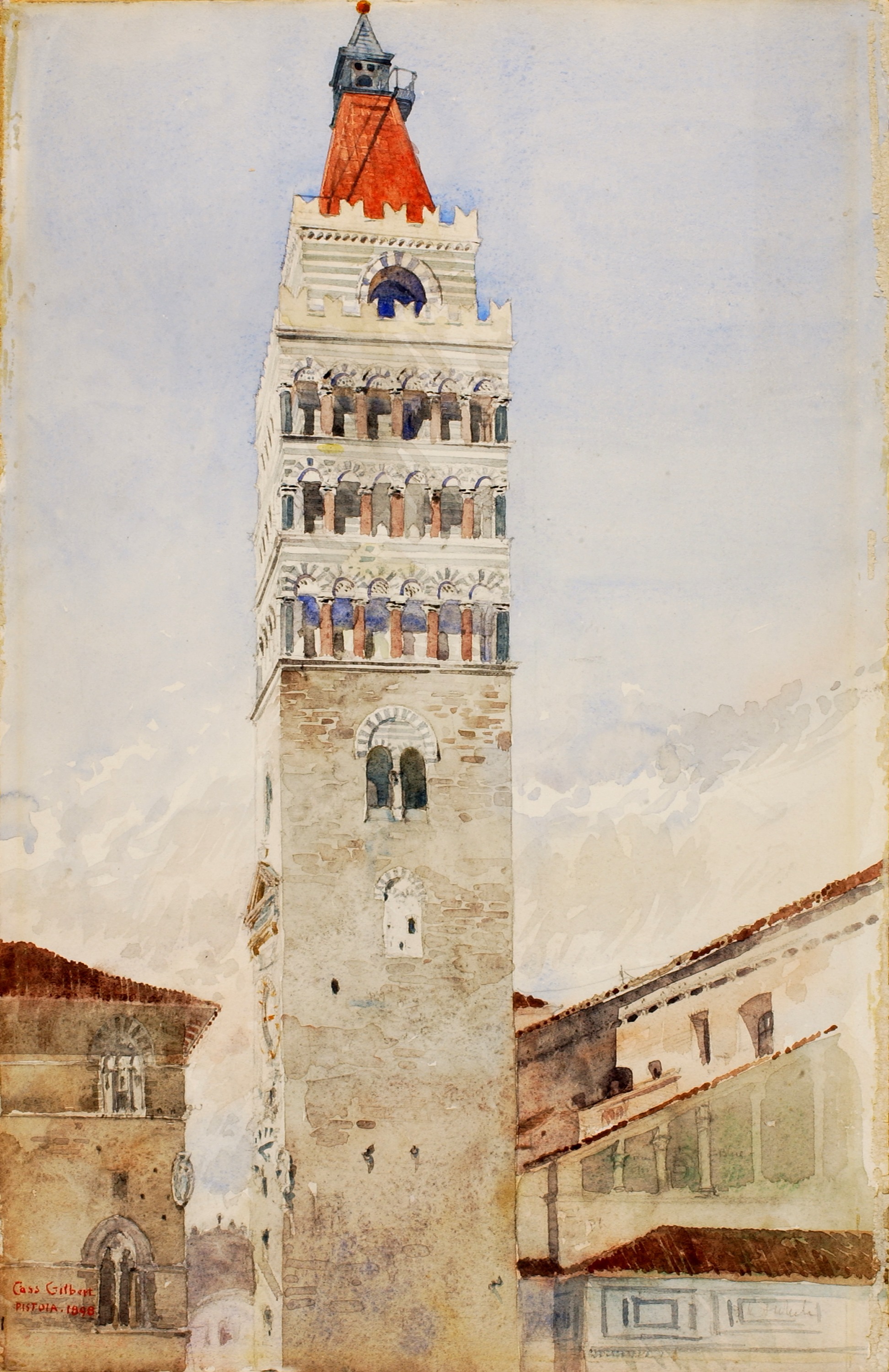 Cass Gilbert, Cathedral Tower, Pistoia, Italy