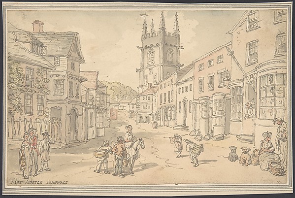 Thomas Rowlandson, St. Austle, Cornwall