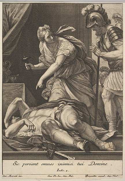 Johann Georg Bergmüller, Jael slaying Sisera