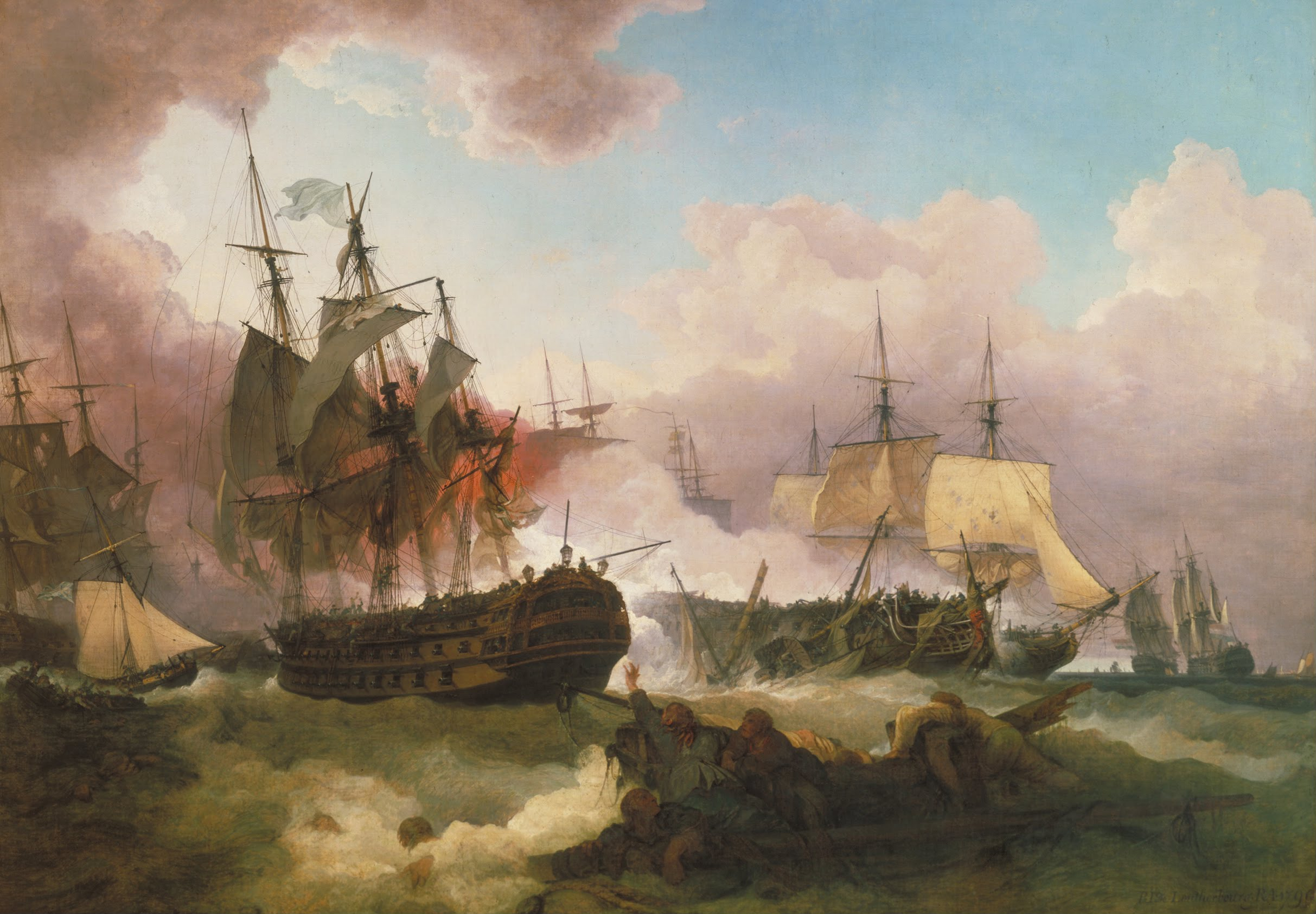 Philip James de Loutherbourg, The Battle of Camperdown