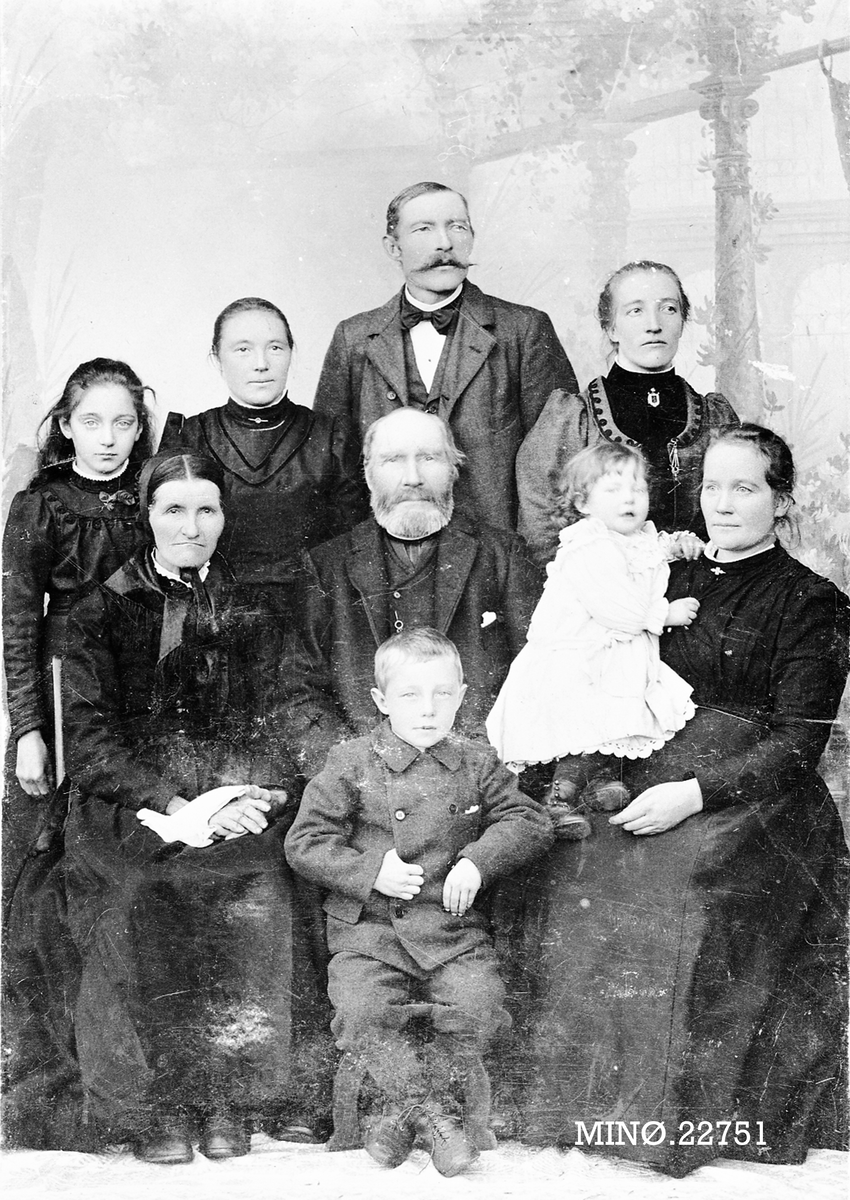 Henrik Augustinsson Stinessen, Familiebilde - Aaseng