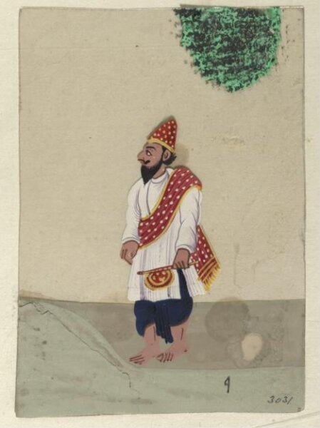 Unknown, Twelve drawings of unidentified ascetics and mendicants.
