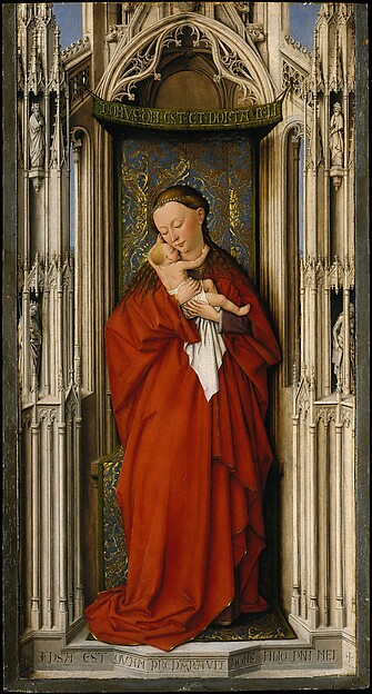 Jan van Eyck, Virgin and Child in a Niche