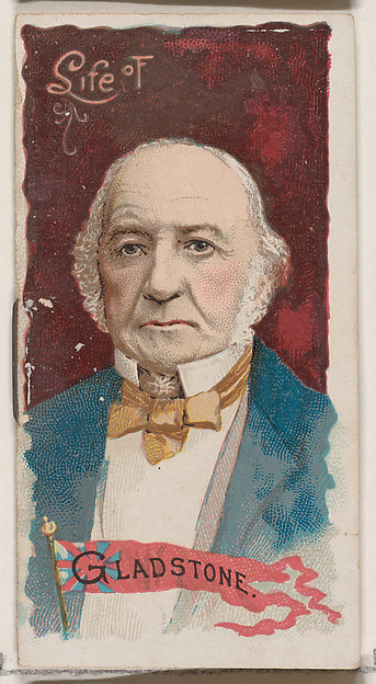 W. Duke, Sons & Co., Life of William Ewart Gladstone, from the Histories of Poor Boys and Famous People series of booklets (N79) for Duke brand cigarettes