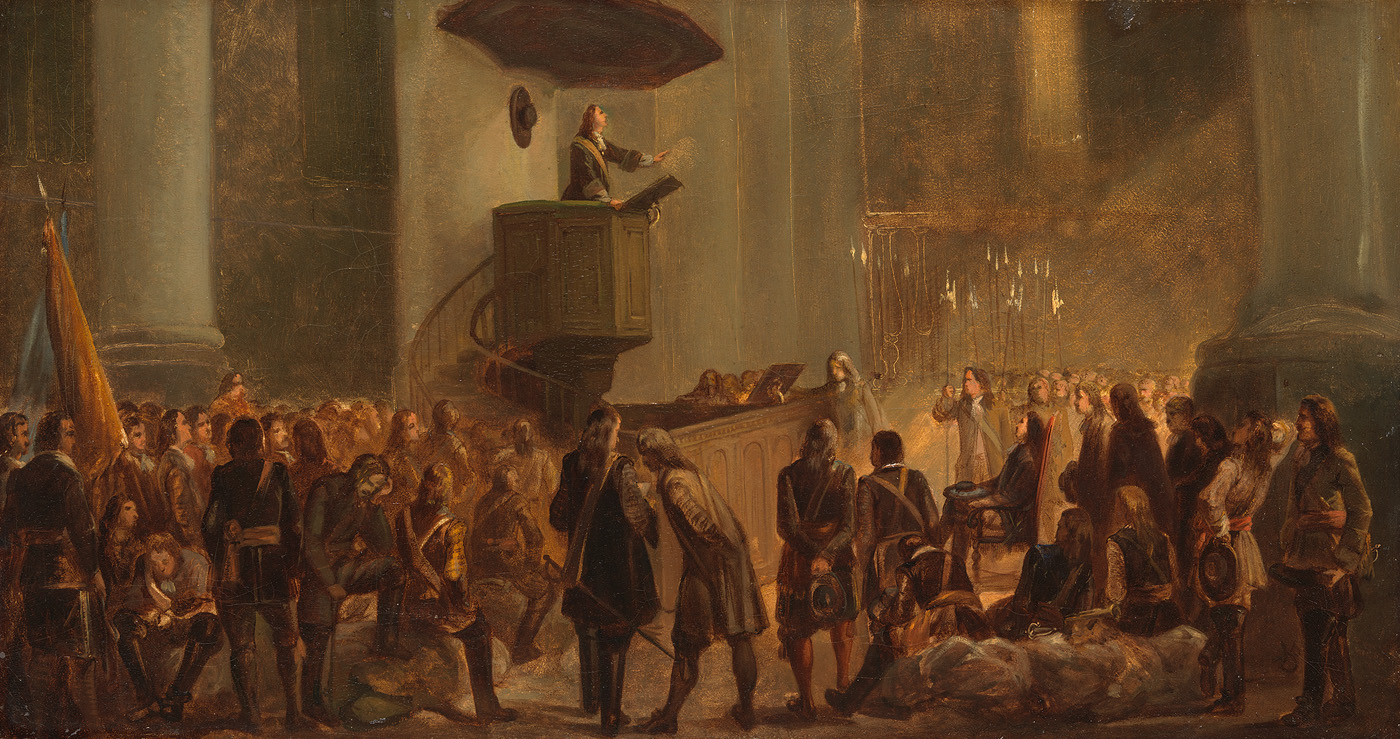 Karel Frederik Bombled, Anno 1674. De plechtige dankdienst na de inneming van Grave