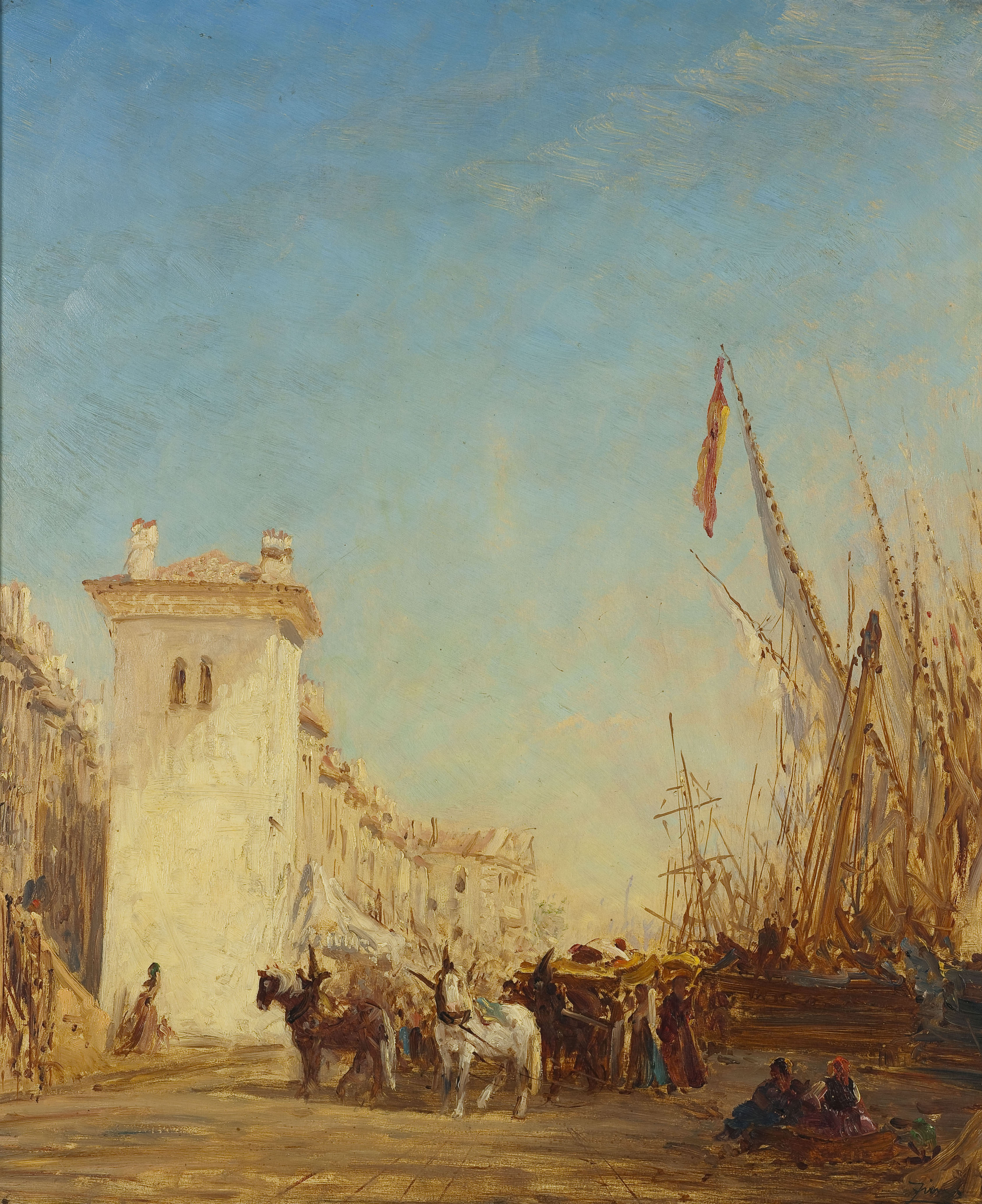 Félix Ziem, Le Quai Saint-Jean à Marseille