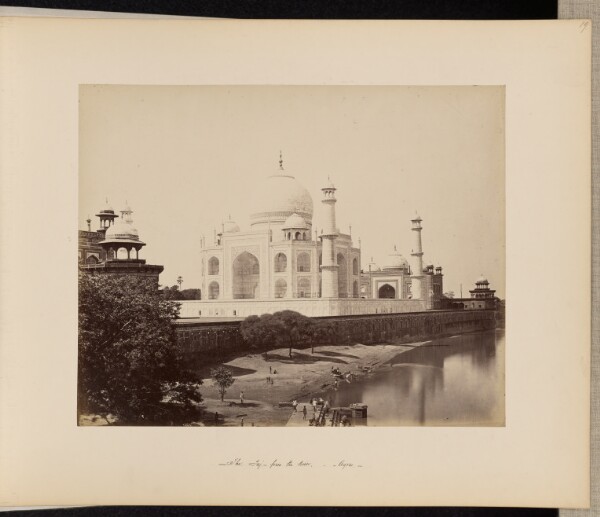 Samuel Bourne, Agra; The Taj, from the River