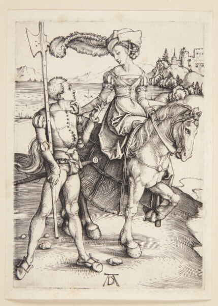 Albrecht Dürer, Ryttersken og landsknægten