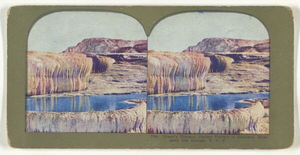 Unknown, Diana's Terrace, Jupiter Terrace in Distance, Mammoth Hot Springs, Y.N.P.