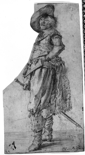 Karel van Mander III, Stående kavaler med sværd og hånd i siden.