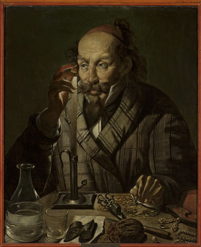 Feliks Pęczarski, Usurer by candlelight