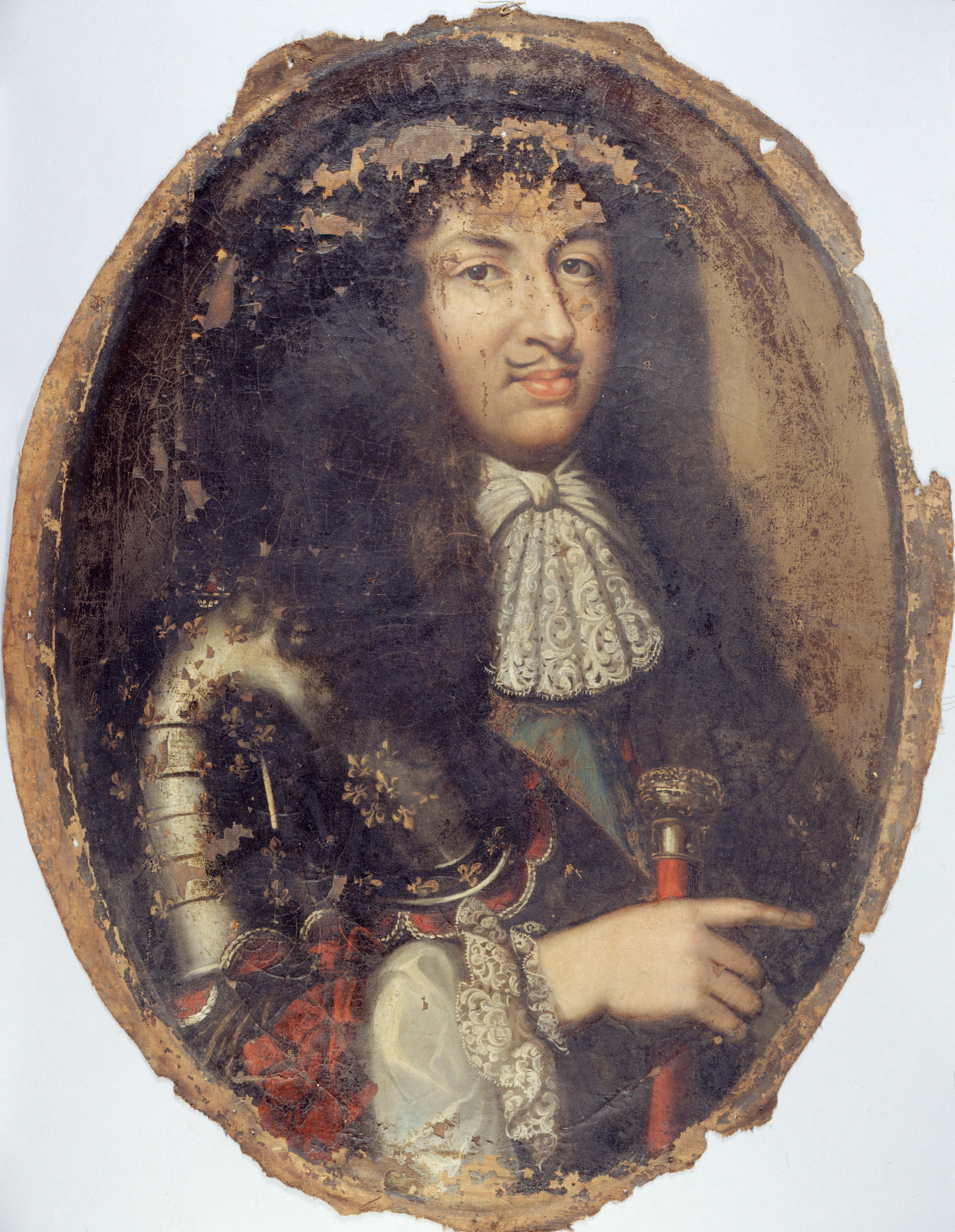 Ecole française, Portrait de Louis XIV (1638-1715), roi de France.