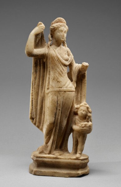 Unknown, Statuette of Venus and Cupid (Venus Genetrix type)