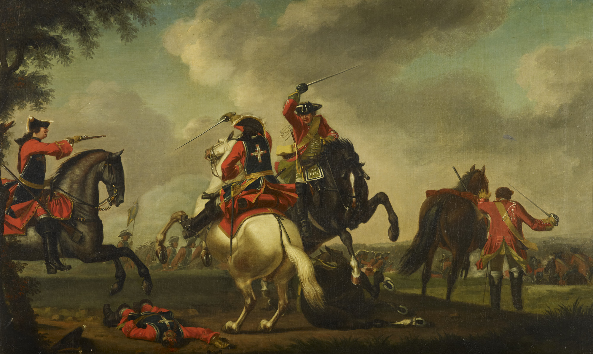 David Morier, A Skirmish between English and French Cavalry