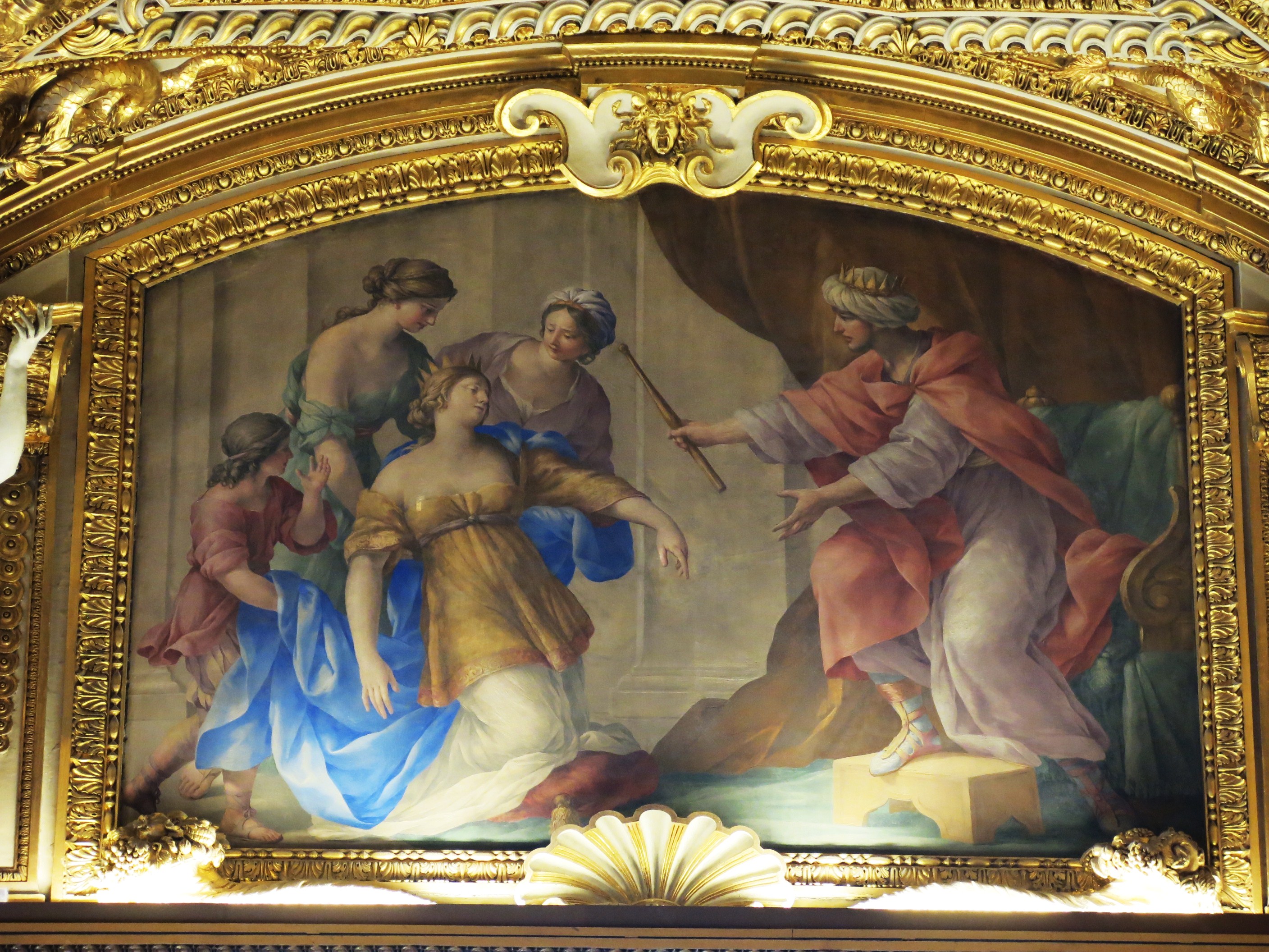 Giovanni Francesco Romanelli, Esther and Assuerus