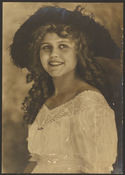 Louis Fleckenstein, [Portrait of a Young Woman with Corkscrew Curls]