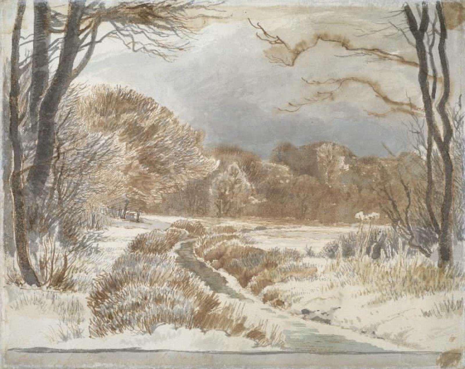 Johan Thomas Lundbye, Snelandskab med å. Purlund og Vallø