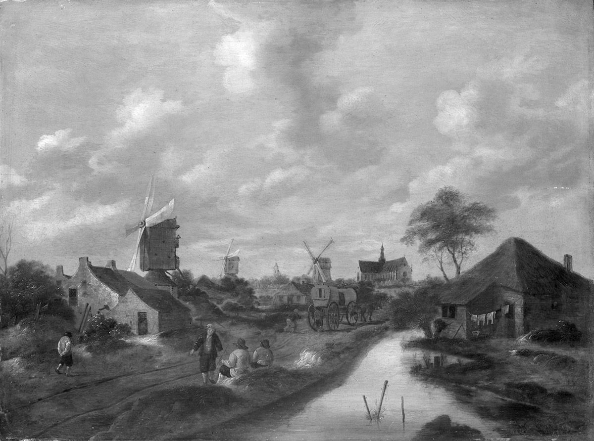 Nicolaes Molenaer, Landschaft bei Haarlem