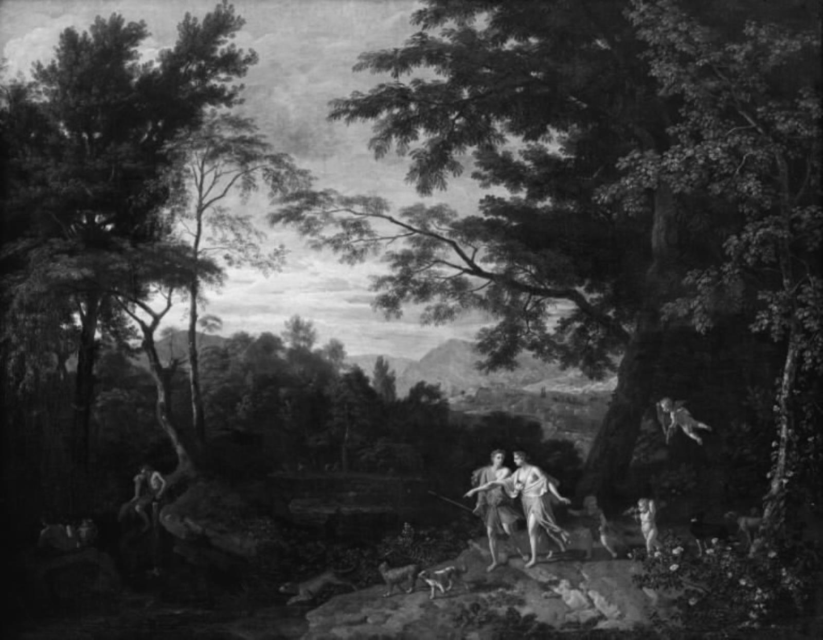 Johannes Glauber, Landskab med Venus og Adonis