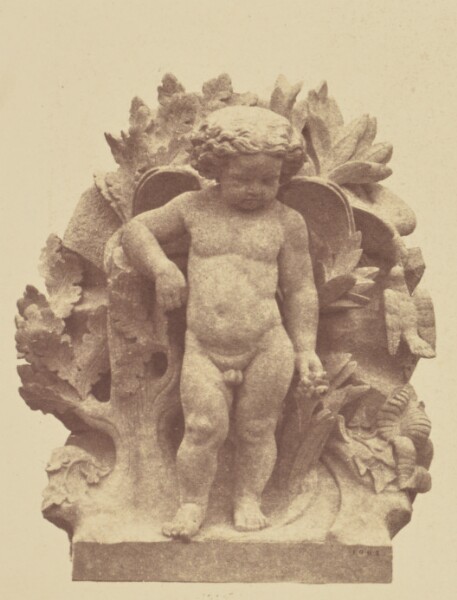 Édouard Baldus, ["Le Printemps", Sculpture by Noémi Constant, Decoration of the Louvre, Paris]
