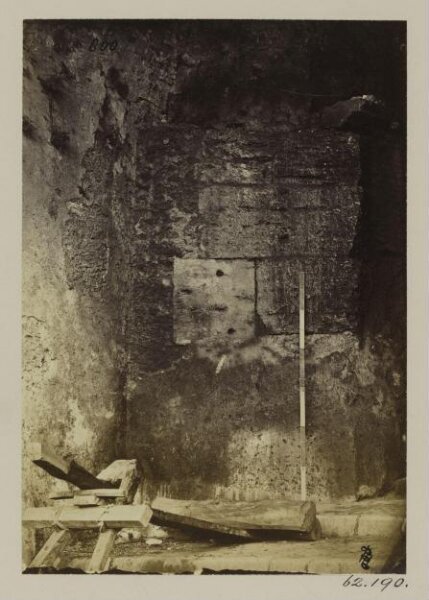 Parker, John Henry, Construction - Wall of Opus Quadratum, of Travertine, on the Esquiline, near S. Pietro in Vincoli.