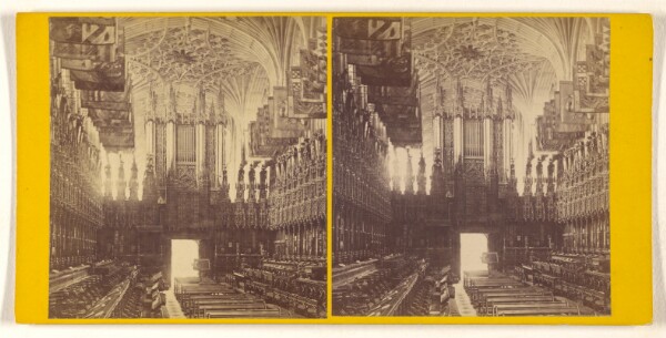 George Washington Wilson, St. George's Chapel, Windsor - The Choir.