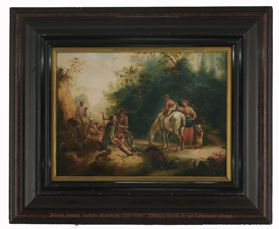 Friedrich Müller (Maler), Briganten bei der Rast am Wege (Pendant zu HM_1925_0057_a)