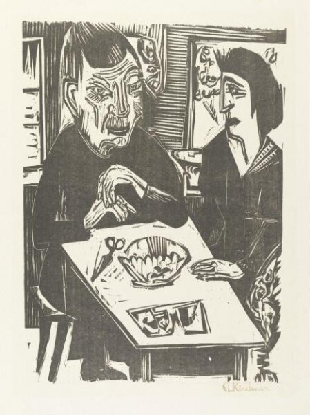 Ernst Ludwig Kirchner, Alte und Junge Frau