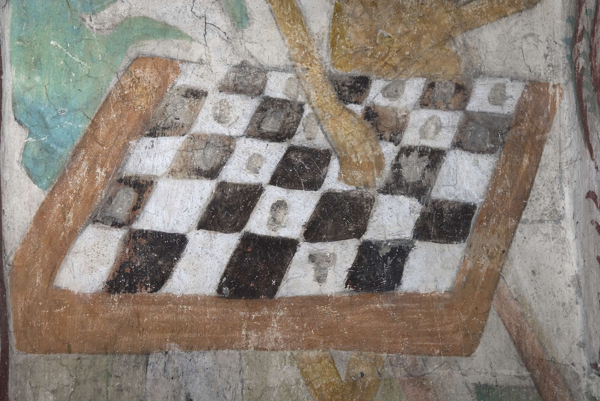 Bengt Backlund, Lime painting in Täby Church, Uppland 2009